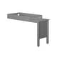 preview thumbnail 4 of 15, Max and Lily Pull-out Desk Grey