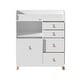 preview thumbnail 10 of 36, Storage Dresser Chest w/Changing Station for Infant Kids Bedroom White
