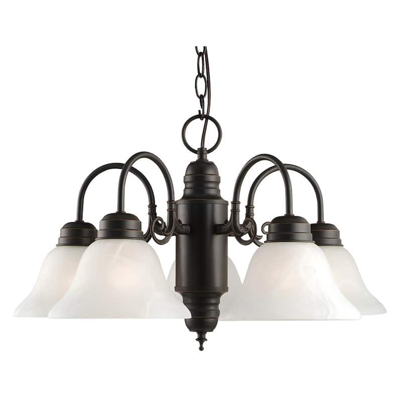 Design House 514455 Millbridge Traditional 5-Light Indoor Dimmable Chandelier