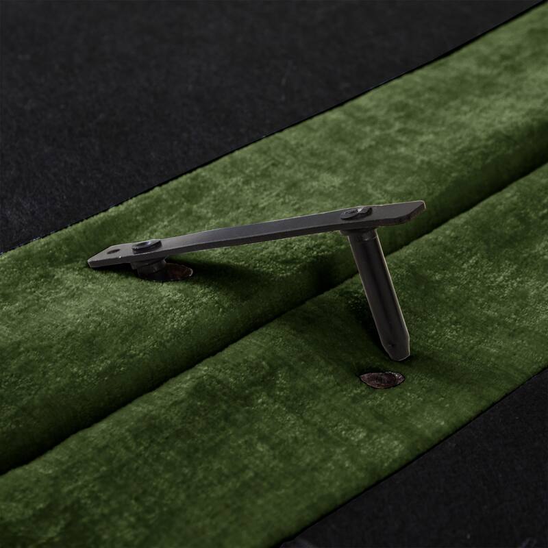 107.8" Chenille Sectional Sofa with Movable Ottoman