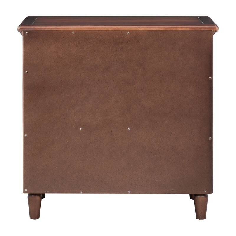 3 Drawer Nightstand Storage Wooden Chest