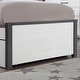 preview thumbnail 2 of 3, Urna Contemporary White and Grey Wood Kids Platform Bed by Furniture of America