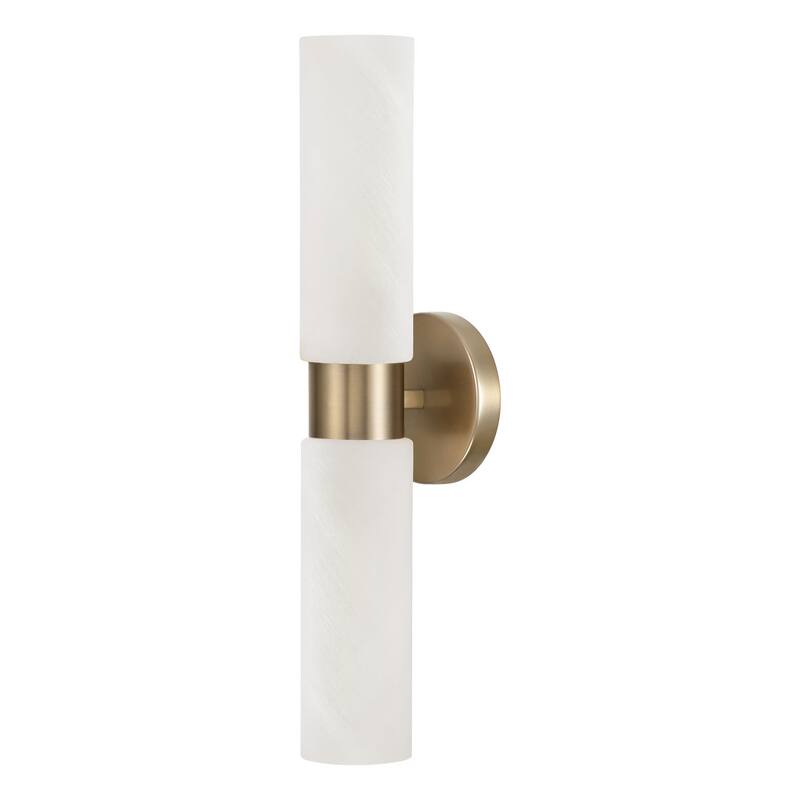 Alyssa 2-Light Sconce - 5"W x 20.5"H x 5"E