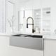 preview thumbnail 85 of 156, VIGO Edison 19" H Single Handle Pull-Down Sprayer Kitchen Faucet