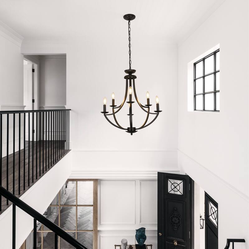 8-light Dimmable Chandelier