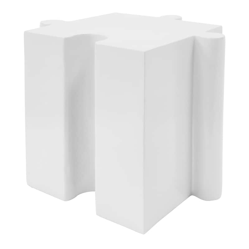Christopher Knight Home - Ami Puzzle Art Modern 3-Piece Modular Outdoor Side Table Set with Interlocking Design