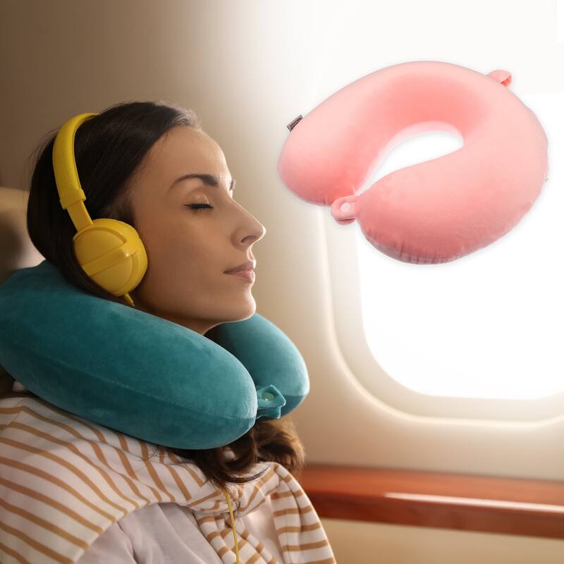 U Shaped Memory Foam Pillow Neck Pillow Travel Office Pillow Cushion