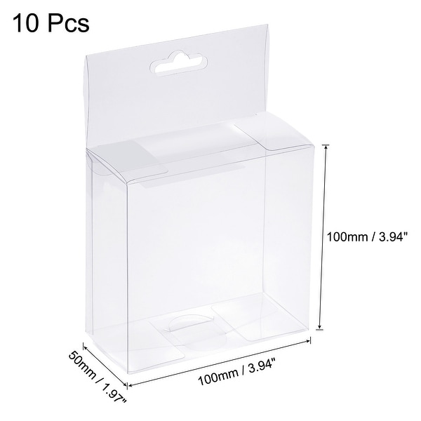 Plastic clearance retail boxes