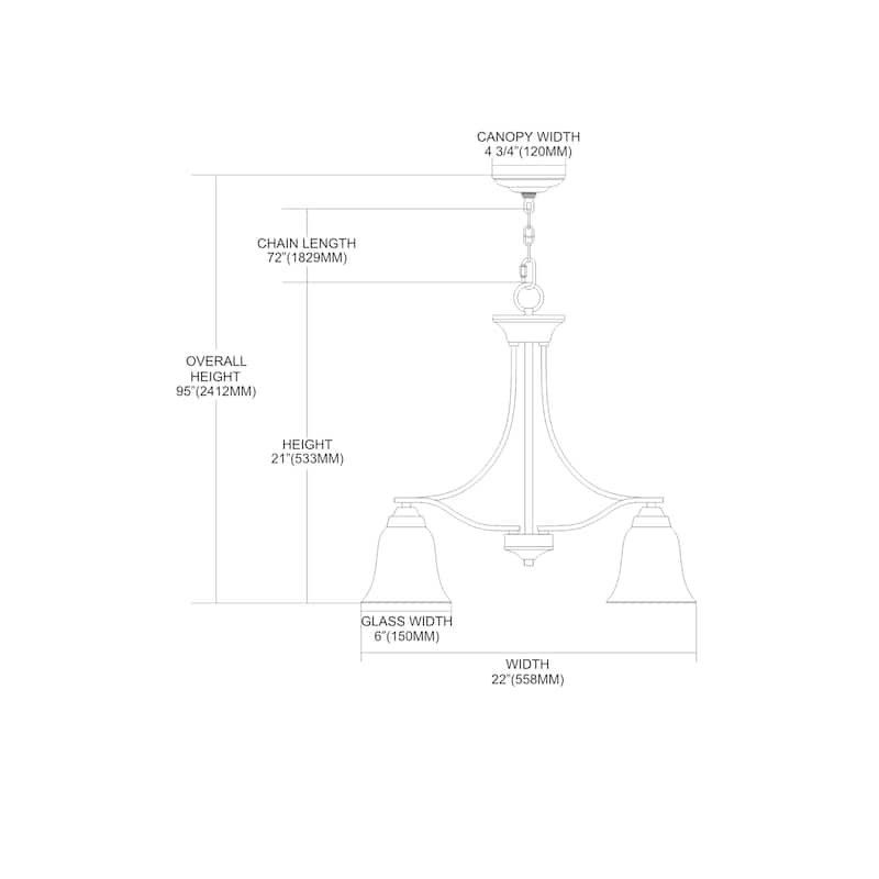 Elk Home Malaga Brushed Nickel Metal 22 Inch Wide Chandelier