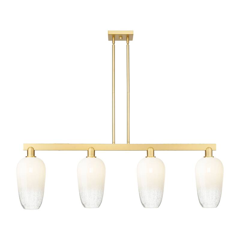 Innovations Lighting Urban Downtown - Brookhaven Flute - 4 Light 48" Stem Hung Island Light