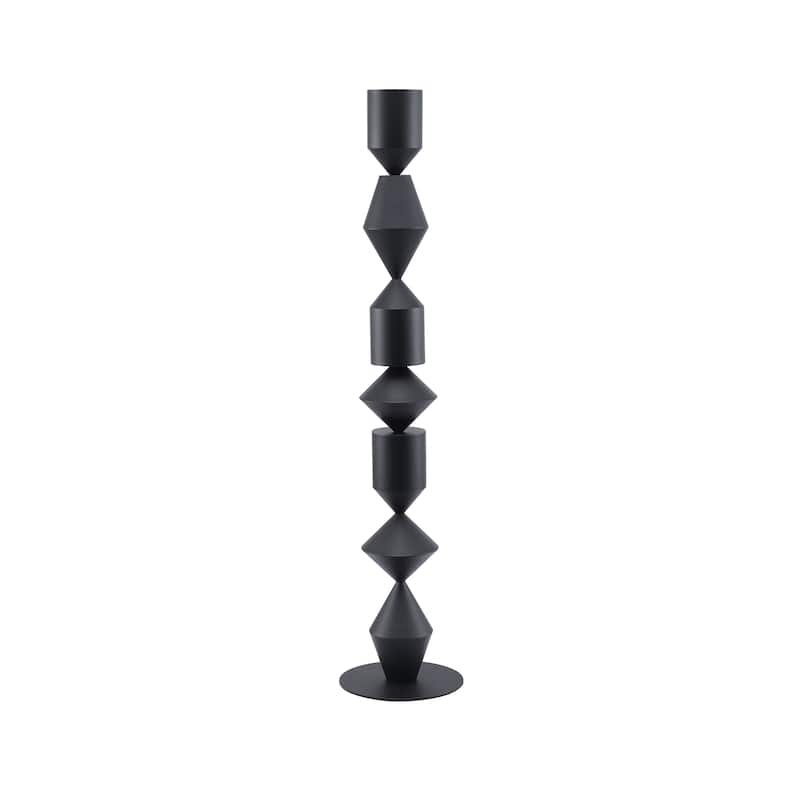 1-Light Black Iron Floor Lamp With A White Acrylic Shade