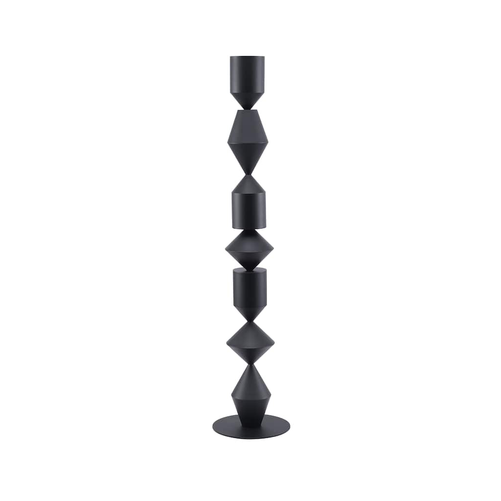 1-Light Black Iron Floor Lamp With A White Acrylic Shade