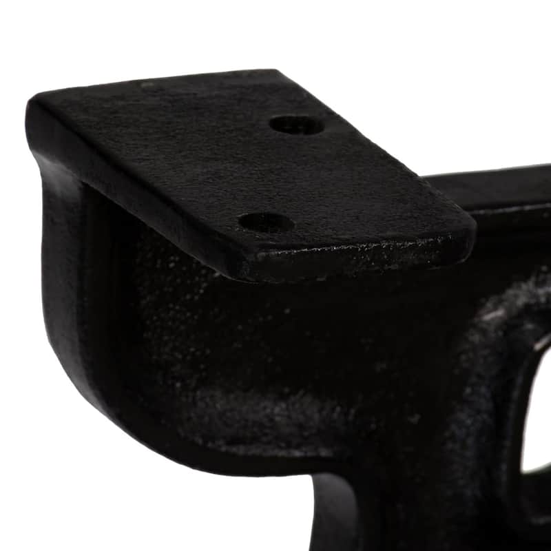 vidaXL Bench Legs 2 pcs Y-Frame Cast Iron - 9.8" x 16.1"