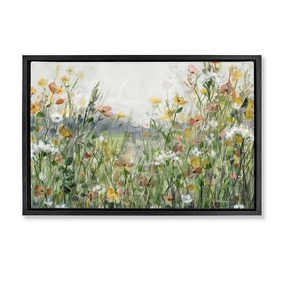 Stupell Quiet Natural Meadow Framed Floater Canvas Wall Art Design By ...