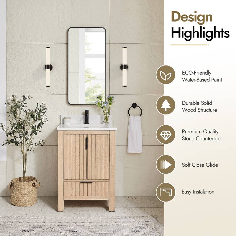 Shenzhen Bath Vanity with Composite Stone Top without Mirror
