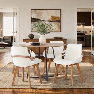 Carson Carrington Pugo Chair with Walnut Finish