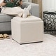 preview thumbnail 9 of 25, Adeco Storage Ottoman With Tray