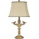 preview thumbnail 1 of 4, 26" Natural Linen Bird Decoration Accent Table Lamp