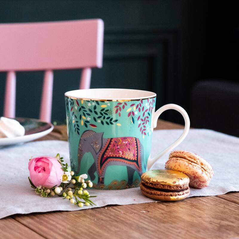 Sara Miller India 12 oz Mug