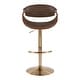 preview thumbnail 19 of 70, Carson Carrington Kanteborg Adjustable Bar Stool with Rounded T Footrest (Set of 2)