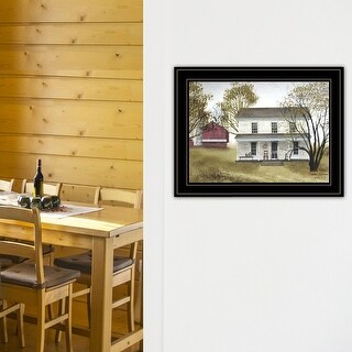TrendyDecor4U Farmhouse "Summer Afternoon" Framed Print Wall Art by ...