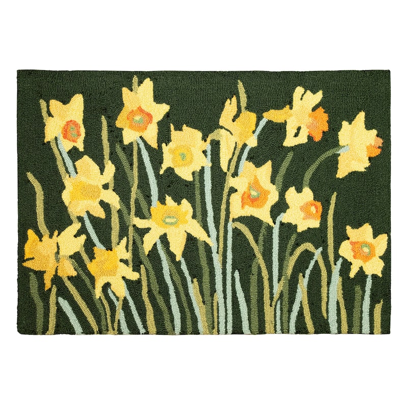 Liora Manne Frontporch Daffodil Indoor/Outdoor Rug