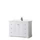 Option White, Black Trim, Carrara Cultured Marble Top