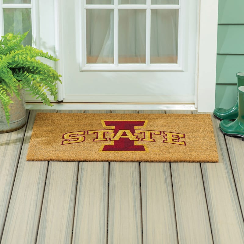 Iowa State University Full Color Indoor/Outdoor Coir Mat