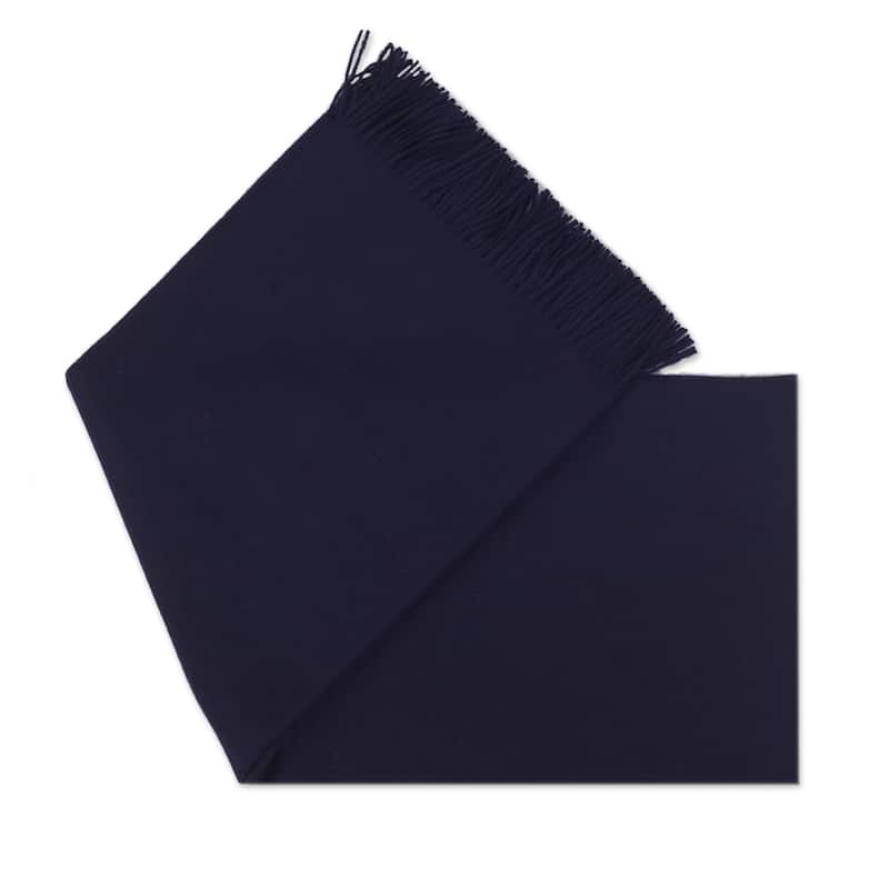 Novica Handmade Blissful Dream In Midnight Throw