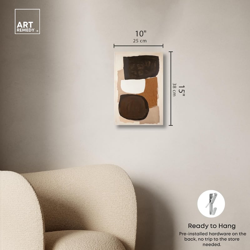 Asymmetrical Balance II Canvas by Art Remedy, Gallery Wrapped