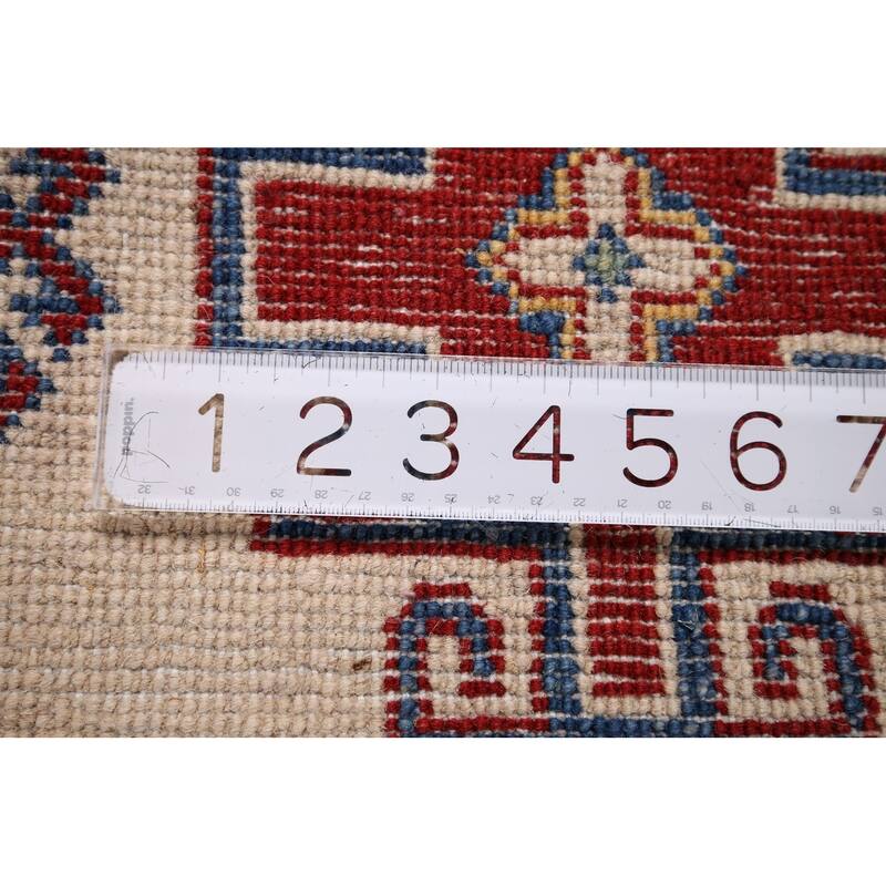 Red Kazak Oriental Area Rug Handmade Wool Carpet - 8'3" x 11'7"