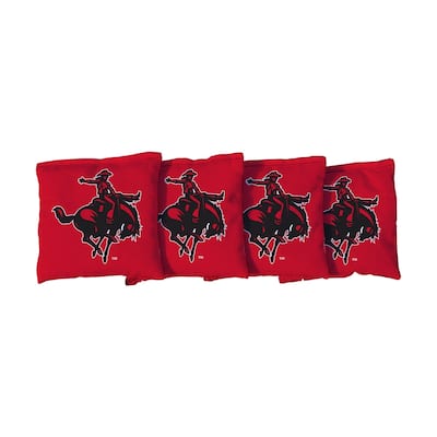 Northwestern Oklahoma State Rangers Red Cornhole Bags