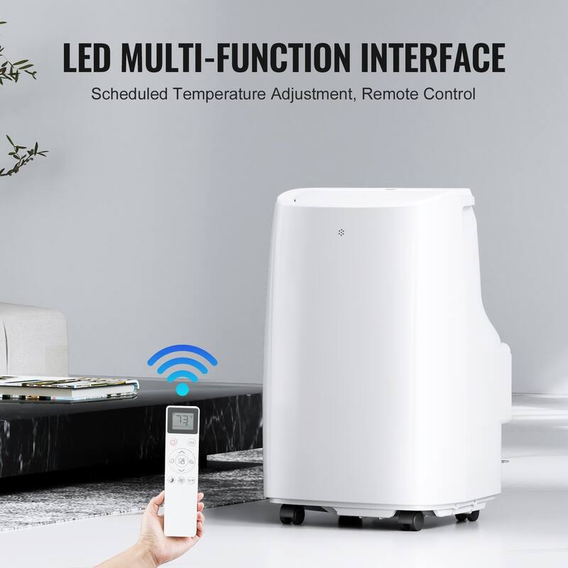 12,000 BTU Portable Air Conditioners, 3-in-1 Portable AC Unit with Remote Control, for 550-700 Sq.Ft, Cool/Dehumidifier