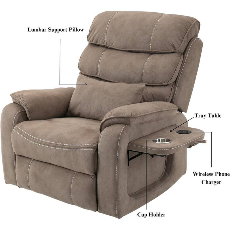 Lift Recliner Oversized Chair with Heat & Massage