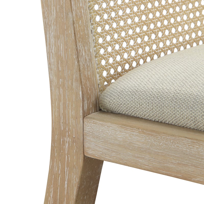 Madison Park Ashe Natural Dining Chair set of 2