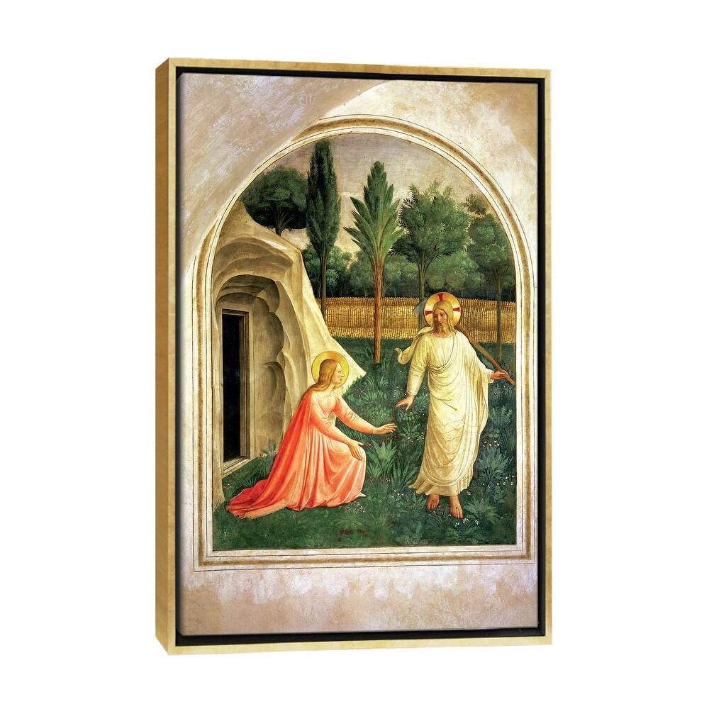 iCanvas "Noli Me Tangere, 1442" by Fra Angelico Framed Canvas Print