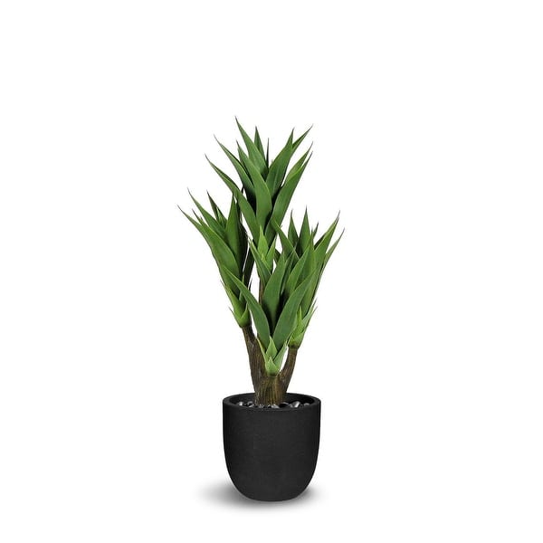 Agave Artificial Multiple Stems Green Faux Botanical 44 Inch Bed