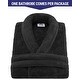 preview thumbnail 2 of 2, American Soft Linen Mens and Womens Robe Warm Fleece Unisex Bathrobe