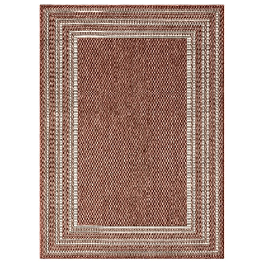 Nicole Miller New York Patio Country Layla Border Indoor/ Outdoor Rug