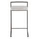 preview thumbnail 31 of 74, Carbon Loft Yadriel Industrial Antique Stackable Counter Stool (Set of 2) cowboy light grey