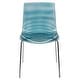 preview thumbnail 12 of 37, LeisureMod Astor Set of 4 Acrylic Plastic Transparent Dining Side Chair With Chrome Base for Home Kitchen Restaurant