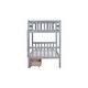 preview thumbnail 16 of 58, 2 in 1 Rubber Wood Bunk Bed with 2 Drawers,Twin Over Twin Kids Bed for Home