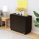 preview thumbnail 6 of 19, Foldable Kitchen Table, Rolling Wood Folding Dining Table on Wheels for Small Spaces