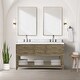 preview thumbnail 19 of 40, Lexora Norwalk Bath Vanity, Carrara Marble Top, Faucet Set, and Mirror