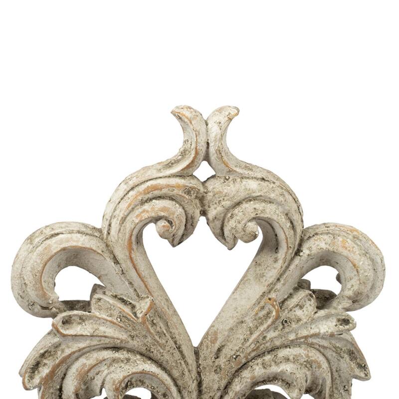 Traditional Style Cement Sculptural Decoration - 15"