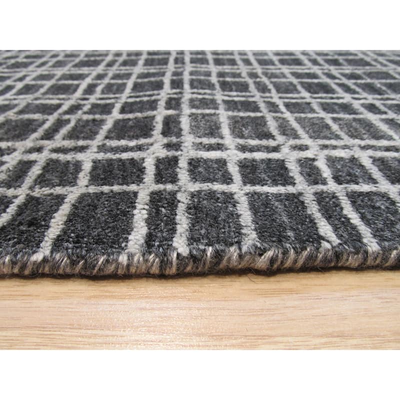 Gray Contemporary Geometric Thomas Area Rug - 5' x 8'