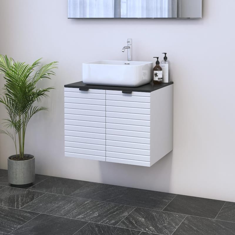 Capri 2D 60 Floating Bathroom Vanity (24" Width)