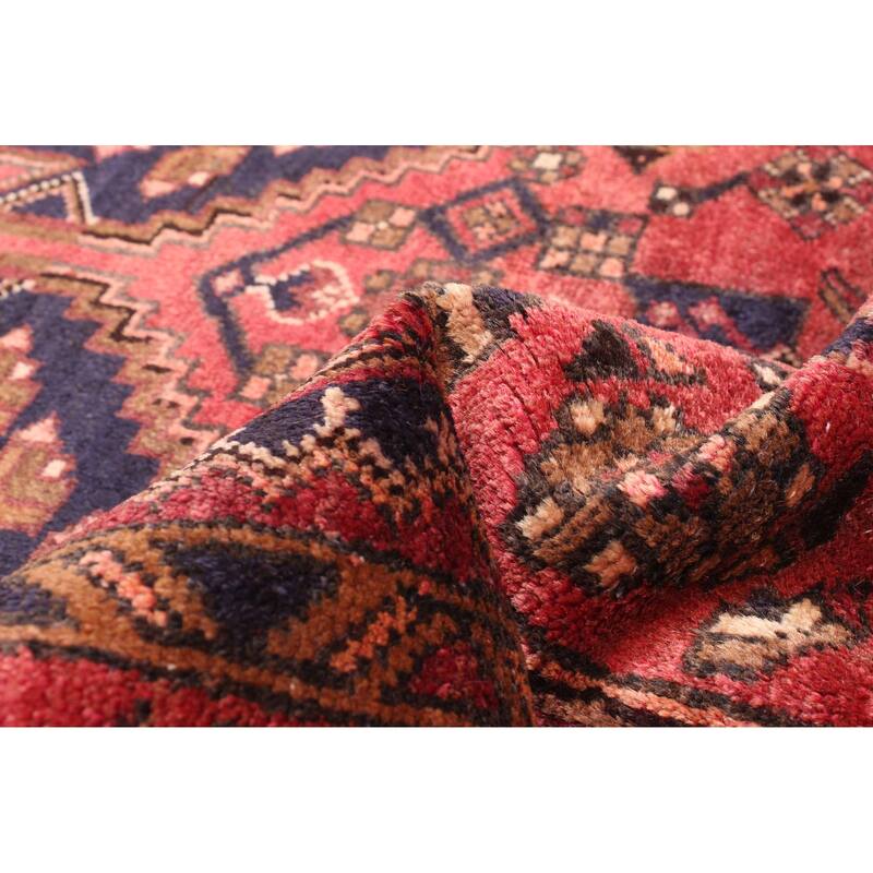 ECARPETGALLERY Hand-knotted Andelz Dark Red Wool Rug - 3'5 x 6'10