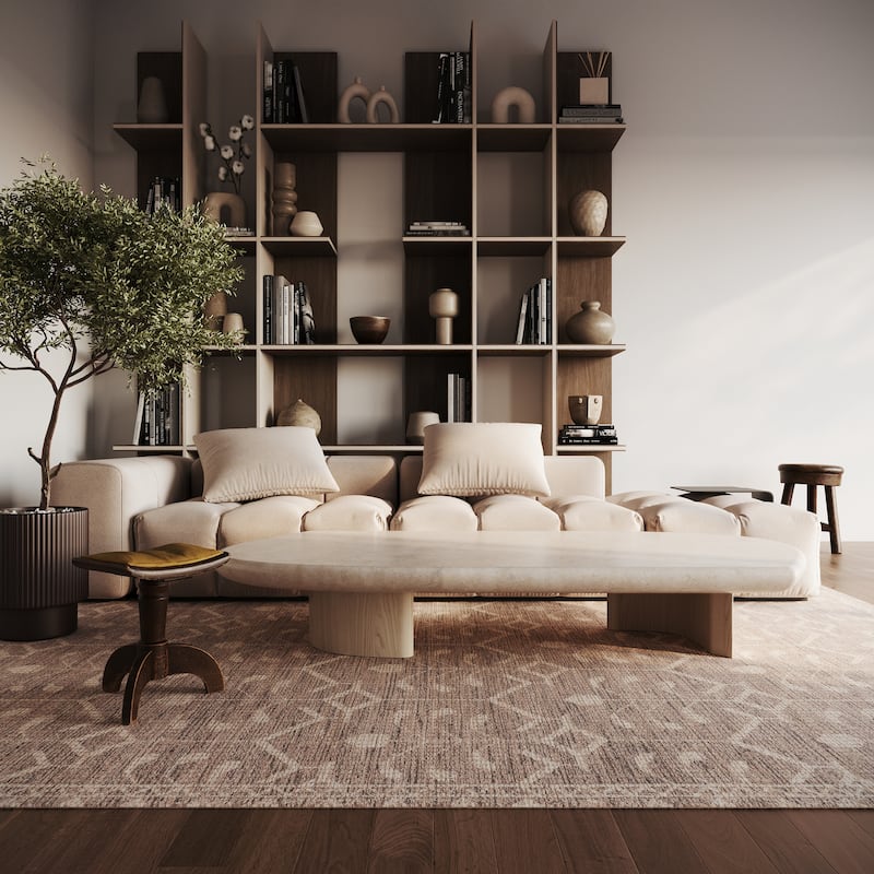 Nuloom Elindra Geometric Floral Rug