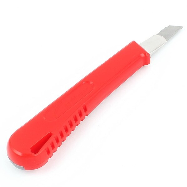Household   Plastic Nonslip Handle Sharp Blade Mini Utility Cutter 3Pcs 